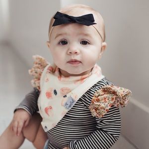 Baby Bandana Drool Bibs for Drooling and Teething Set of 2 Copper Pearl